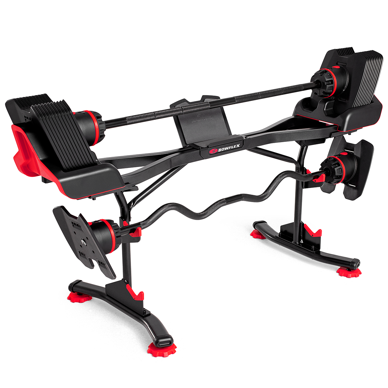 Bowflex SelectTech 120 Lb. Adjustable Barbell With Stand Combo