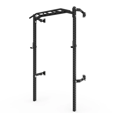 PRX Profile Fold-In Squat Rack With Multi Grip Bar