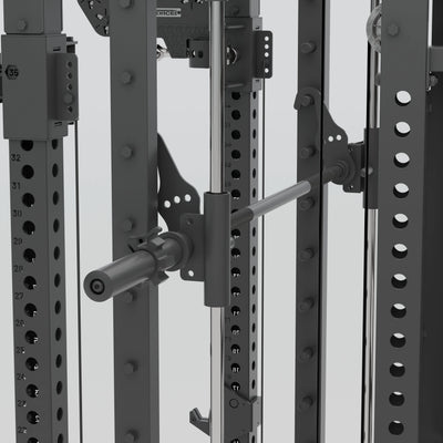 COMMERCIAL-GRADE SMITH MACHINE + HALF RACK COMBO