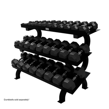 3-Tier Dumbbell Shelf Rack - 0