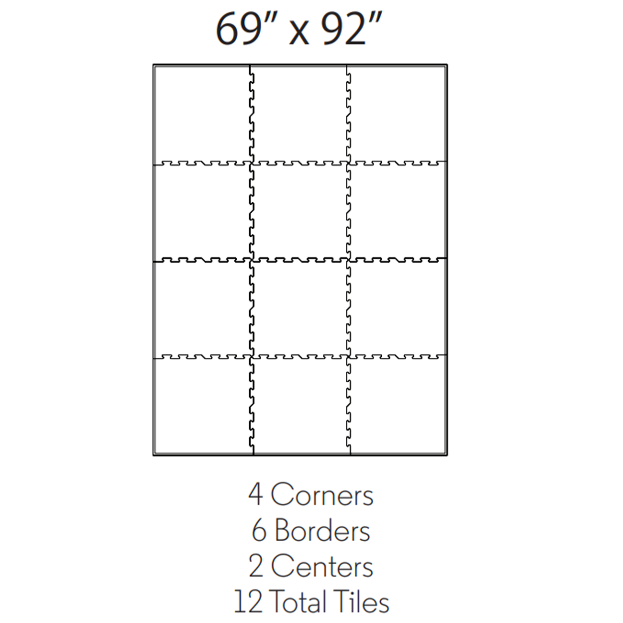 ECORE 12 Rubber Floor Tile Format