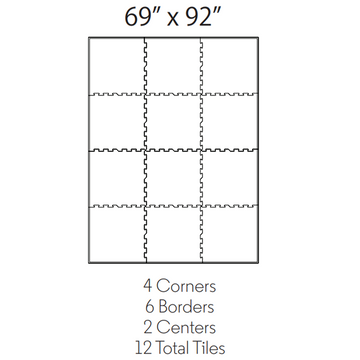 Formato de baldosa de caucho ECORE 12