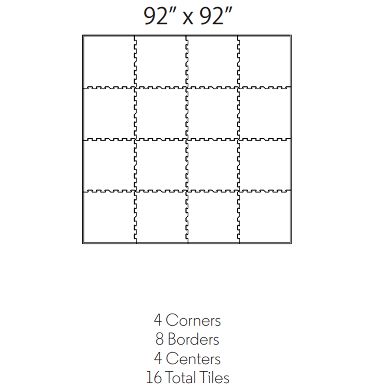 ECORE 16 Rubber Floor Tile Format