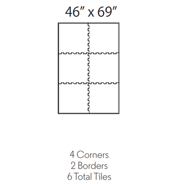 Formato de baldosa de caucho ECORE 6