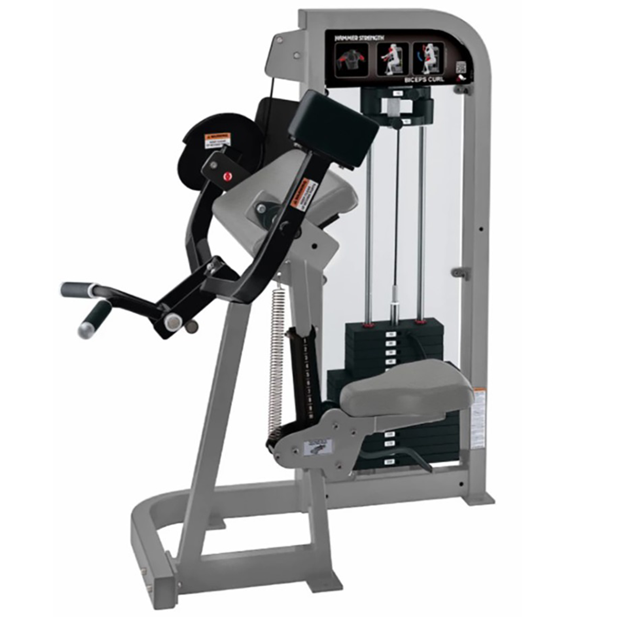 Life Fitness Hammer Select Biceps Curl - All Pro Fitness Things Hammer bicep curl machine