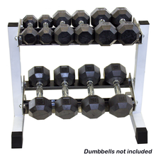 Load image into Gallery viewer, Troy Mini 2 tier, 5 pair Dumbbell Rack Fitness For Life Puerto Rico