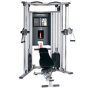 Life Fitness G7 Home Gym With Bench. Full body dual pulley cable exercise machine.