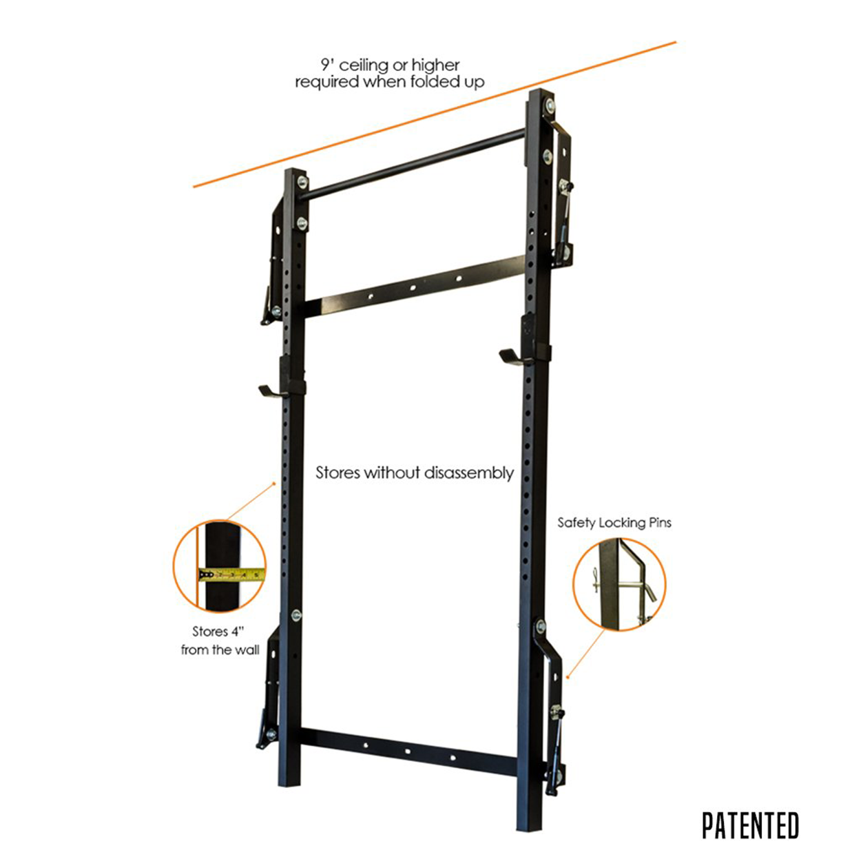 Folding Squat Rack